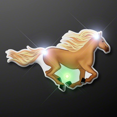 Blinky LED Horse Pin Body Lights - BLANK