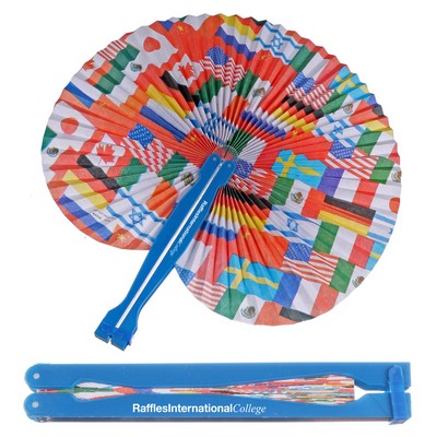 Flag Paper Fan