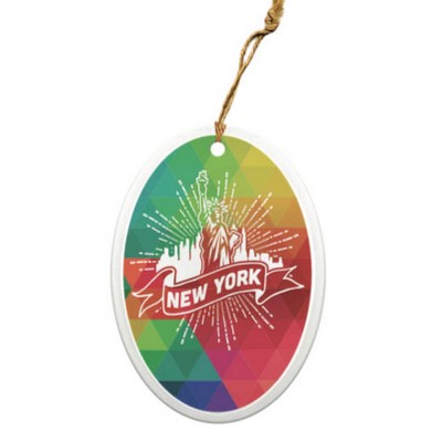 Oval Ornament/Suncatcher-Closeout