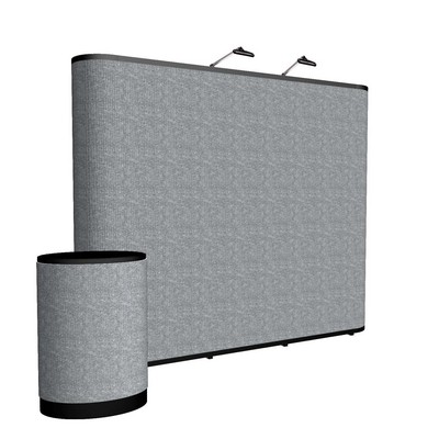 10' Straight Show 'N Rise Floor Display Kit (Fabric)
