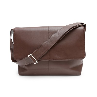 Ashlin® Designer Fredrick Expresso Brown Classic Messenger Briefcase