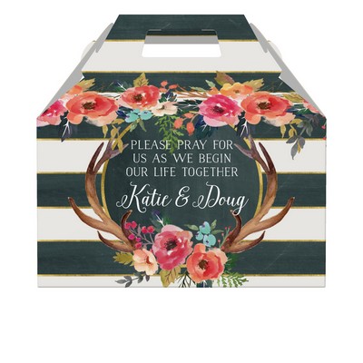 Full Color Custom Favor/Treat Gable Box