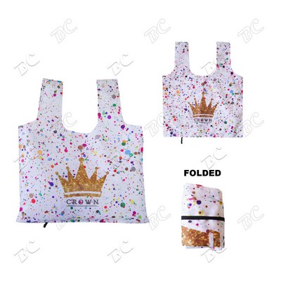 Reuseable Foldable Shopper Tote Bag (19" x 24")