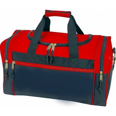 17 Duffel Bags - Red/Black (Case of 24)