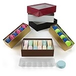 Vu Top Macaroon Box Tray w/6 Cavities