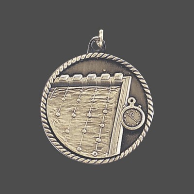 Bronze Swimming Medal (2")