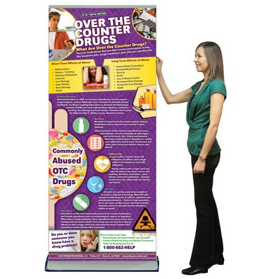 Over the Counter Drugs Retractable Banner