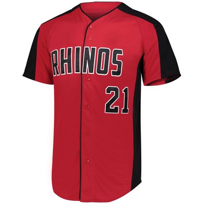 Augusta Sportswear Youth Full-Button Baseball Jersey