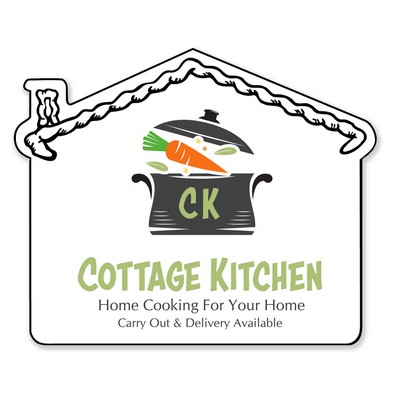 House 3.59"H x 4.41"W NoteKeeper™ Magnet 20 Mil