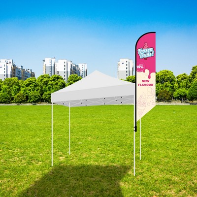 12' Large Tent Banner Kit w/ Double Sided Imprint