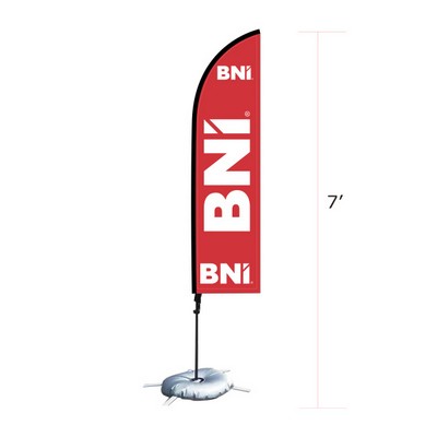 7' Razor Single Sided Sail Flags