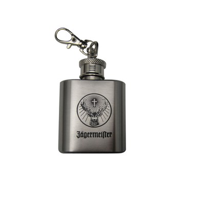 1 Oz. Square Hip Flask