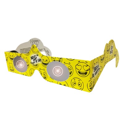 3D HOLOSPEX® Glasses HAPPY EYES SMILEY - Stock