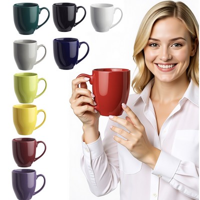 "Best Bistro Mug" Glossy colors 16oz coffee mug. The perfect coffee mug.