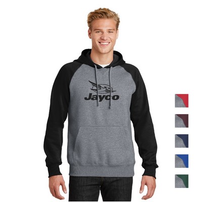 Sport-Tek® Raglan Colorblock Pullover Hooded Sweatshirt