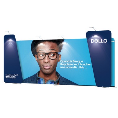 20' Standoff Tension Fabric Backdrop Graphic Kit