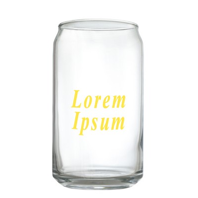 16 Oz. "Can Cooler" Beer Glass