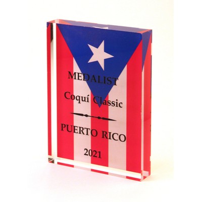 Acrylic Block with Full Color Direct Digital Print