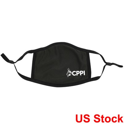 Cooling 3-Layer Face Mask - Black