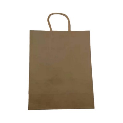 Stock Kraft Paper Bag With Handles