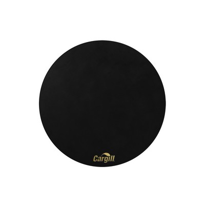 15" Round Placemat | Full Grain Leather | Made in USA