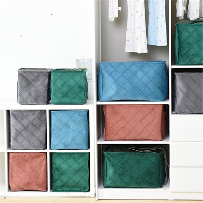 Velvet Household Foldable Storage Box