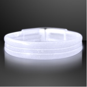 Thick White Glow Bracelet - BLANK