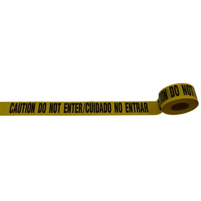 2 Mil Bilingual "CAUTION DO NOT ENTER" Barricade Tapes