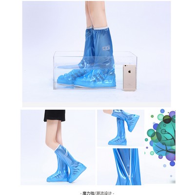 Non-Slip Silicone Waterproof Shoe Cover with String Closure