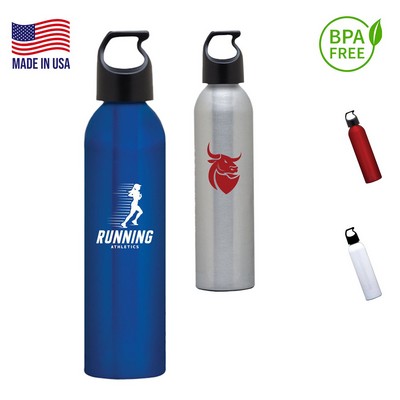 USA Made 24 oz. BPA free Aluminum sports bottles