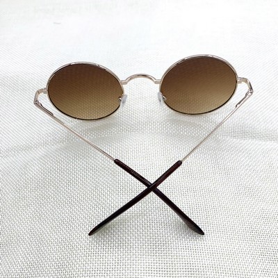 Metal Sunglasses With Round Lens