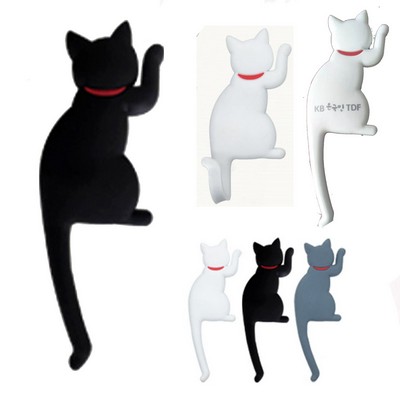Cartoon Cat Fridge Magnet Hook