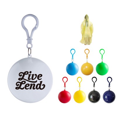 Portable Emergency Poncho Ball