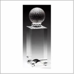 Small Crystal Golf Ball Award