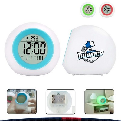 Color Change Round Clock - Natural Sound