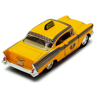 5" 1957 Chevrolet Bel Air Taxi Cab Diecast