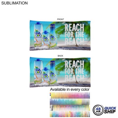 48Hr Quick Ship - Absorbent Microfiber Dri-Lite Terry Pool Towel, 20x40, Sublimated