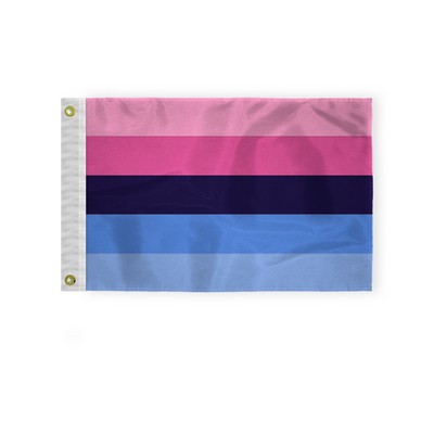 12''x18'' 1ply Nylon Omnisexual Pride Flag