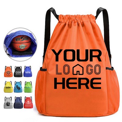 Nylon Drawstring Backpack