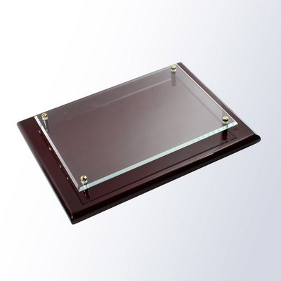 Superior Rosewood Piano Finish Small Wall Plaque