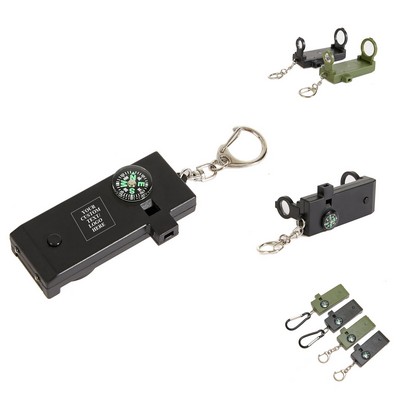 ABS 4" 1 Multifunctional Compass Whistle
