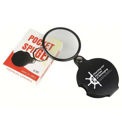 Foldable 6 Times 60mm Lens Magnifier