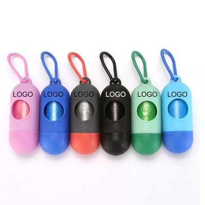 Bullet Shaped Pet Waste Storage with 1 Roll Garbage Bag