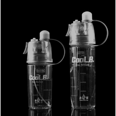 Sports plastic spray bottle