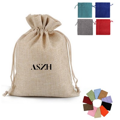 Drawstring Sackcloth Bag