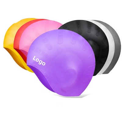 Ear Protection Silicone Swimming Cap
