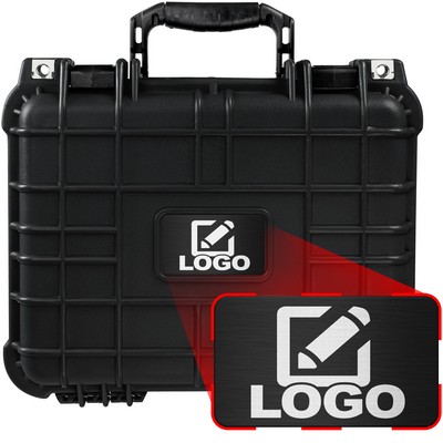 Eylar Compact Black 13.37" Hard Camera Case with Custom Logo