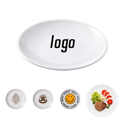 8" Melamine Oval Plate