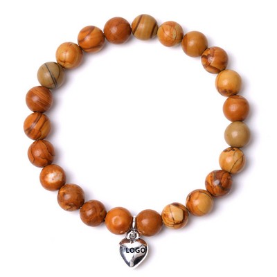 Friendship Beaded Bracelets w/ Heart Charm