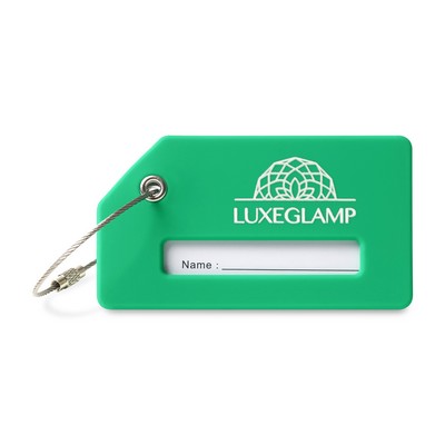 Silicone Luggage Tag - Kelly Green